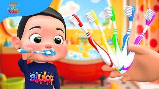 Color Finger Family  Three Little Kittens  BluLoo Nursery Rhymes amp Kids Songs [upl. by Siddon]