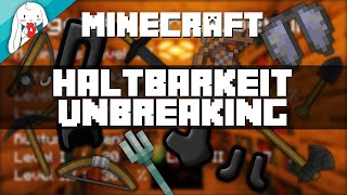 HALTBARKEIT  UNBREAKING  Verzauberung erklärt  Minecraft Tutorial German  Deutsch CC [upl. by Aldred896]