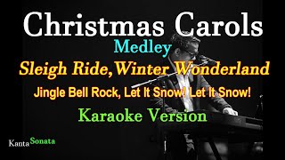 Christmas Carols Medley  Karaoke Version [upl. by Halsted]