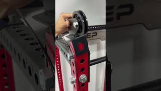 Power Rack Trolley System DIY Cable Machine Smith Machine homegym [upl. by Hairam]