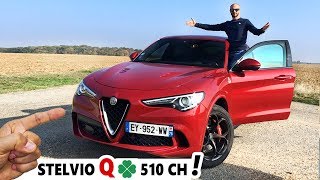 Essai ALFA STELVIO QUADRIFOGLIO Le SUV de 510 CH le plus Fun [upl. by Hamachi]