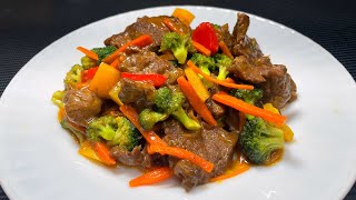 CARNE DE RES SALTEADA CON VERDURAS  Estilo Chino [upl. by Philipines]