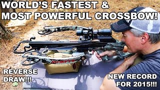 Worlds Fastest amp Most Powerful Crossbow Scorpyd Ventilator Extreme [upl. by Paulo]