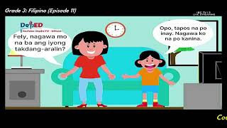 Grade 3 Filipino Ep13 Ang Paggamit ng Magagalang na Salita na Angkop sa Sitwasyon [upl. by Kopans]