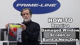 HowTo Repair Damage Window Screens or Build New Ones [upl. by Engedi679]