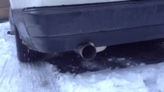 1992 Mercedes 190E M103 30L exhaust [upl. by Soloman]