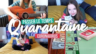 15 IDÉES POUR PASSER LE TEMPS EN QUARANTAINE 🏠 [upl. by Cyndi]