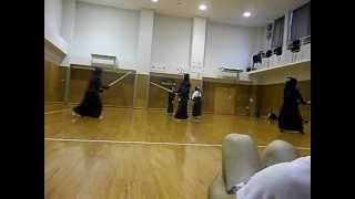 Kendo Club Practice at Kansai Gaidai [upl. by Doowron]