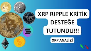 Xrp Ripple Kritik Desteğe Tutundu Ripple Xrp Analizi  Kripto Para amp Altcoin Yorum [upl. by Enirhtac]