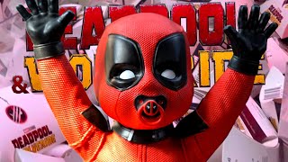 Deadpool amp Wolverine Babypool Popcorn Bucket Unboxing Deadpool Dave amp Buster Claw Machine Merch [upl. by Frohne]