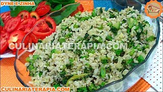 Arroz INTEGRAL com BRÓCOLIS Light para Enriquecer as Refeições com Vitaminas Minerais e Fibras [upl. by Qahsi]