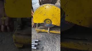 Steel Shafts Cutting in High Speed Cutter youtubeshorts automobile shortvideo [upl. by Isolda568]