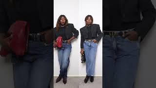 This or That Cropped Blazer amp Barrel Jeans or Ankle Jeans [upl. by Eiramannod]