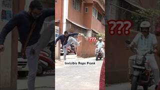 Tricking Strangers with Invisible Rope Prank🤣 [upl. by Bedelia]