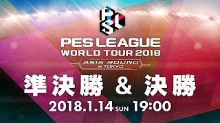 ウイイレ世界大会 アジアラウンド 準決勝amp決勝 20180114 [upl. by Esertak]