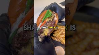 Shake Shack Burger 🍔 recipe ↗️ shakeshack burger burgerrecipe burgerlovers [upl. by Oretos541]