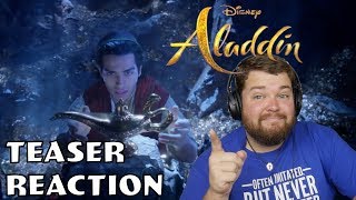 Aladdin Live Action Teaser Reaction [upl. by Nnaarual]