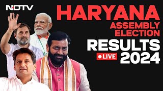 Haryana Election Results 2024 LIVE  Haryana Assembly Election Results  Haryana Assembly Polls [upl. by Trudnak487]