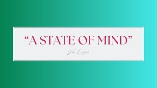 “A State Of Mind” By Jake Everyman [upl. by Ireg579]