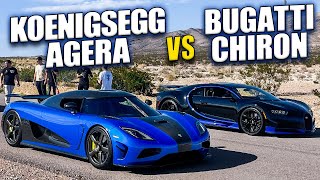 Koenigsegg Agera VS Bugatti Chiron Surprise Winner [upl. by Airlee]