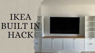 IKEA BUILT IN HACK  BESTA  BRIMNES  HANVIKEN [upl. by Ahsiner387]