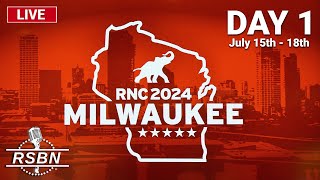 LIVE REPLAY Day One 2024 Republican National Convention in Milwaukee Wisconsin  71524 [upl. by Bussy]