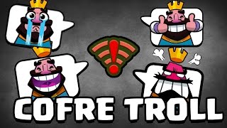 CUANDO SÓLO GANAS SI AL RIVAL SE LE VA EL WIFI  Cofre Troll  Clash Royale [upl. by Owen]