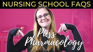 TOP TIPS For Pharmacology  Nursing School FAQ Series [upl. by Eveiveneg]