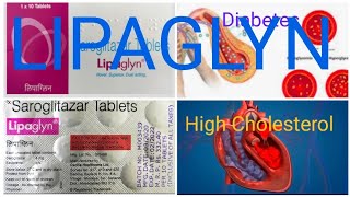 LIPAGLYN 4MG HINDI INFO lipaglyn lipaglyn4 antidiabetic fattyliver cholesterol [upl. by Swen]