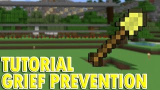 Tutorial GriefPrevention  Minecraft Plugin [upl. by Shae]