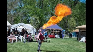 Sleepy Hollow Renaissance Faire 2022  Des Moines Iowa  Norsefyre Performance [upl. by Berns]