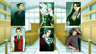 Phoenix Wright All 6 DS Examination Allegro Themes [upl. by Warford]