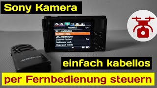 Sony Kamera Fernbedienung für SONY ZV E10 ZV 1 Alpha mit Fernauslöser einfach fern steuern [upl. by Atsylac]