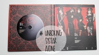 Unboxing Sistar Alone 1st Mini Album Review [upl. by Sykes796]