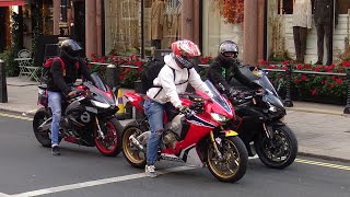 Superbikes in London November 2023  HarleyDavidsonsMotorbikes [upl. by Nasya]