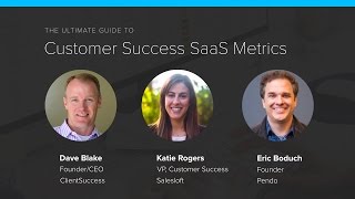 Customer Success Webinar  The Ultimate Guide to Customer Success Metrics [upl. by Ellenaej]