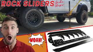 Cobra 4x4 Rock Slider Side Steps Heavy Duty Universal fits Hilux Ranger Navara BT50 Dmax Colorado [upl. by Cave668]