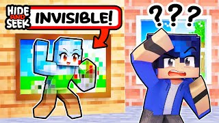 Using INVISIBLE Cheats In Minecraft Hide N Seek [upl. by Annad592]