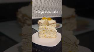 crepe cake crepecake mango cooking recipe chocolate food trending [upl. by Einalam]