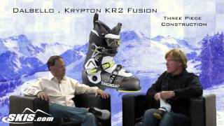 2014 Dalbello Krypton KR2 Fusion with ID Liner Mens Ski Boots Overview by SKISCOM [upl. by Coplin]