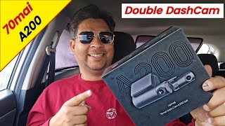 LOW BUDGET में बेहतरीन DASHCAM ढूंढने वालों का इंतजार खत्म 70mai A200 Dual Dashcam [upl. by Phillip]