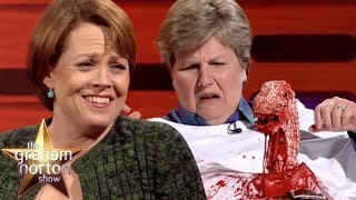 Sigourney Weaver Helps Recreate The Iconic Alien Moment  The Graham Norton Show [upl. by Silrak]