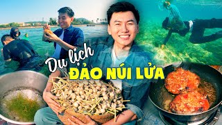 Lặn biển tìm hải sản no nê đặc sản ở đảo Lý Sơn Du lịch ẩm thực Quảng Ngãi Việt Nam [upl. by Arinayed]