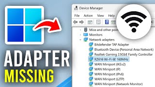 Fix Wireless Adapter Missing in Windows 11 amp 10  Easy StepbyStep Guide 2024 [upl. by Eltsryk]