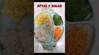 mpasi 7 bulan pelan² naik tekstur mpasi mpasihomemade mpasi7bulan [upl. by Seigel]