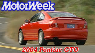 2004 Pontiac GTO  Retro Review [upl. by Allayne150]