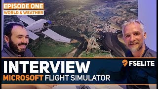 Microsoft Flight Simulator Developer Interview  Episode 1 World and Weather fs2020 [upl. by Siusan427]