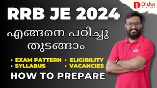 RRB JE 2024 Notification  RRB JE Syllabus Exam Pattern Eligibility Vacancies rrb rrbje exam [upl. by Nnylarej]