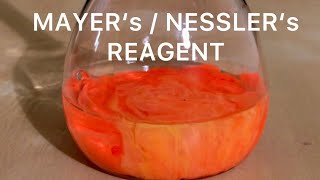 Making Mayer‘s Reagent  Nessler‘s Reagent [upl. by Aivatahs105]