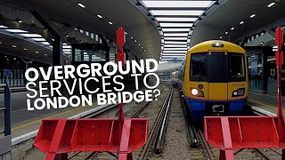 London Overgrounds FIRST London Bridge passenger runs [upl. by Eiba]